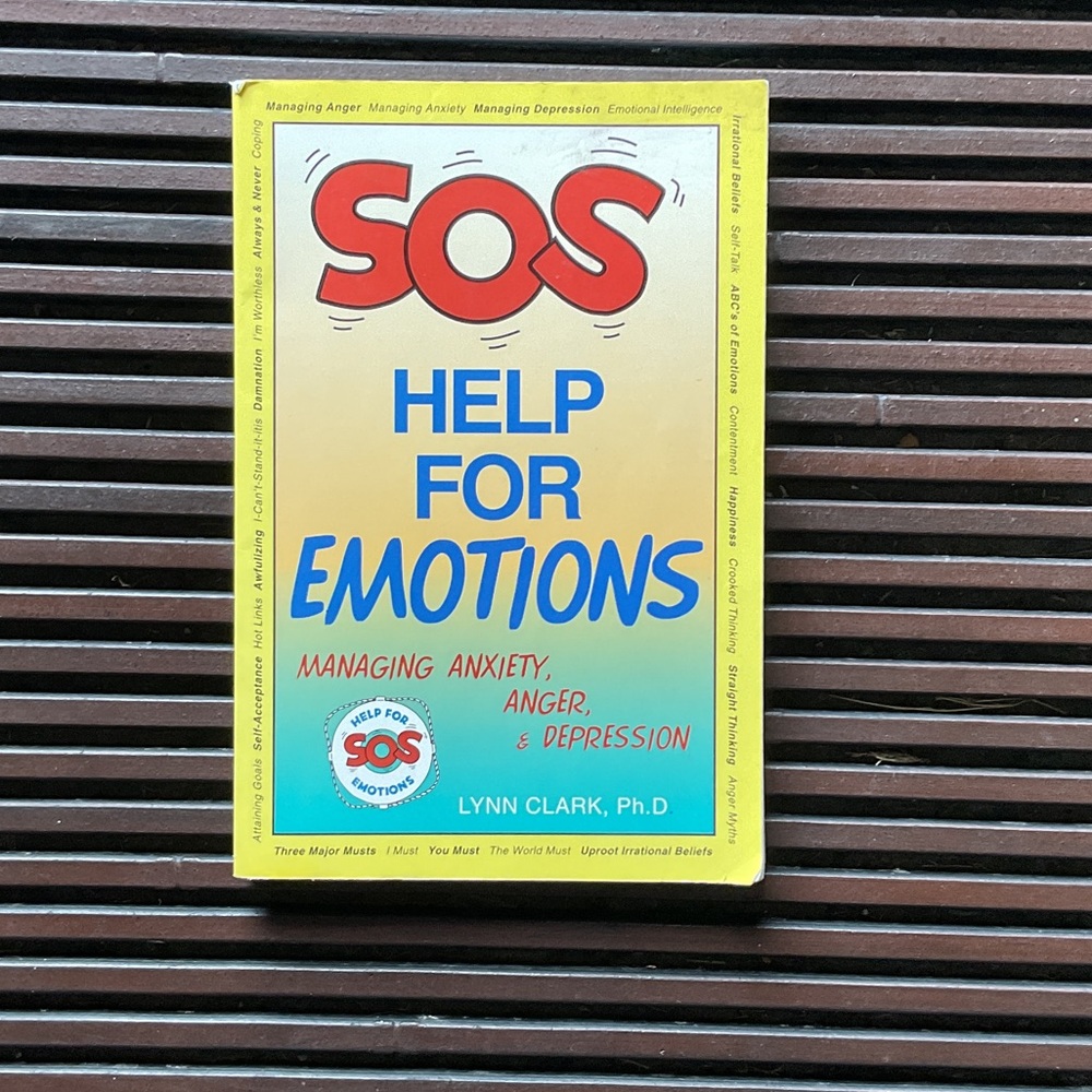 Self Help Book- SOS, Help for Emotions, paperback